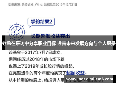 老詹在采访中分享职业目标 透露未来发展方向与个人愿景